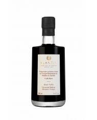 Kulinarische Spezialität auf der Basis von Balsamico-Essig aus Modena mit schwarzem Trüffelgeschmack Kulinarische Spezialität auf der Basis von Balsamico-Essig aus Modena mit schwarzem Trüffelgeschmack