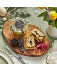 Foie gras entier à la truffe noire 10% - 130g Foie gras entier à la truffe noire 10% - 130g