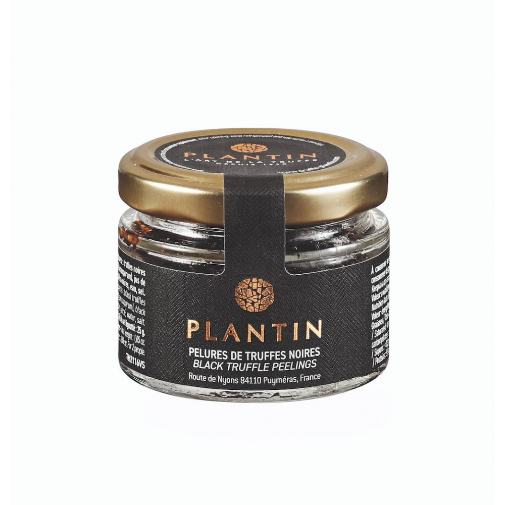 Pelures de truffes noires 30g | PLANTIN - L'art de la truffe Pelures de truffes noires 30g | PLANTIN - L'art de la truffe