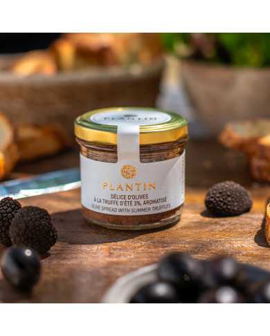 Olive spread with summer truffles, truffle content 3% Olive spread with summer truffles, truffle content 3%