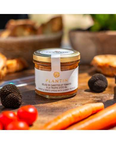 Carrot and tomato spread with summer truffles, truffle content 5% Carrot and tomato spread with summer truffles, truffle content 5%
