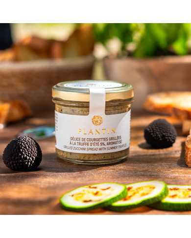 Grilled courgette spread with summer truffles, truffle content 5% Grilled courgette spread with summer truffles, truffle content 5%