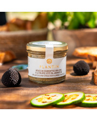 Grilled courgette spread with summer truffles, truffle content 5%