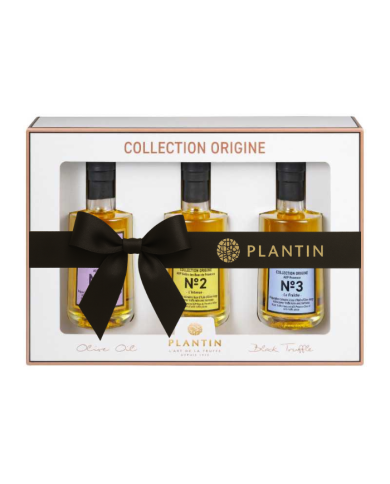 Coffret origine - 3 huiles AOP aromatisées à la truffe noire - 100ml Coffret origine - 3 huiles AOP aromatisées à la truffe noire - 100ml