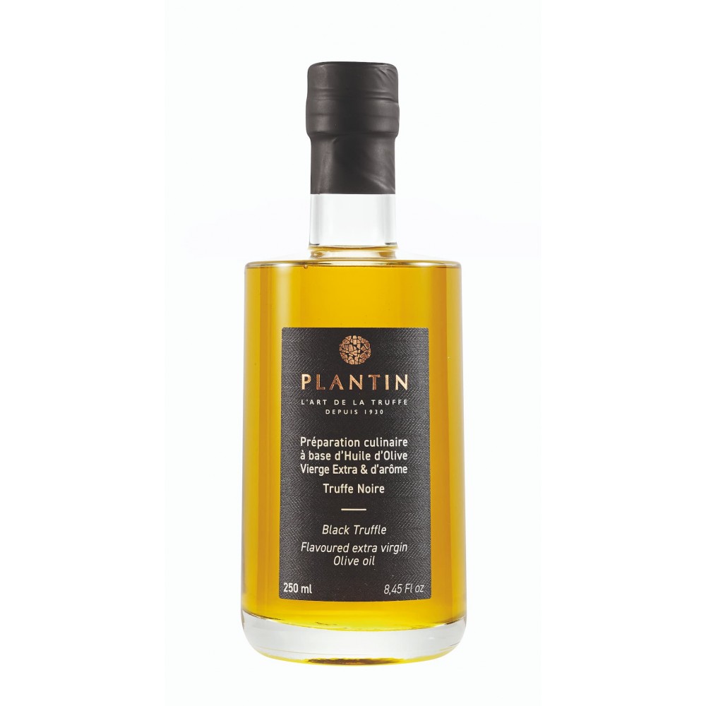 Natives Olivenöl extra aromatisiert, schwarze Trüffel - 250ml Natives Olivenöl extra aromatisiert, schwarze Trüffel - 250ml