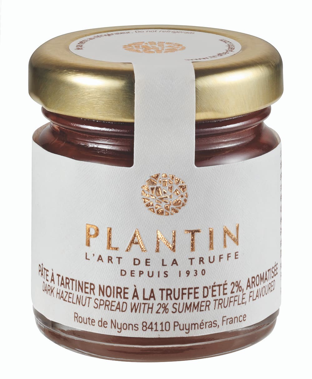 Dark hazelnut spread with summer truffles, truffle content 2% - 30 g