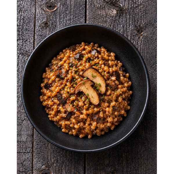 Farro del Mont Ventoux ai porcini e al tartufo estivo