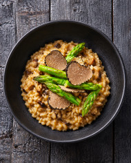 Risotto mit Steinpilzen und Sommertrüffel