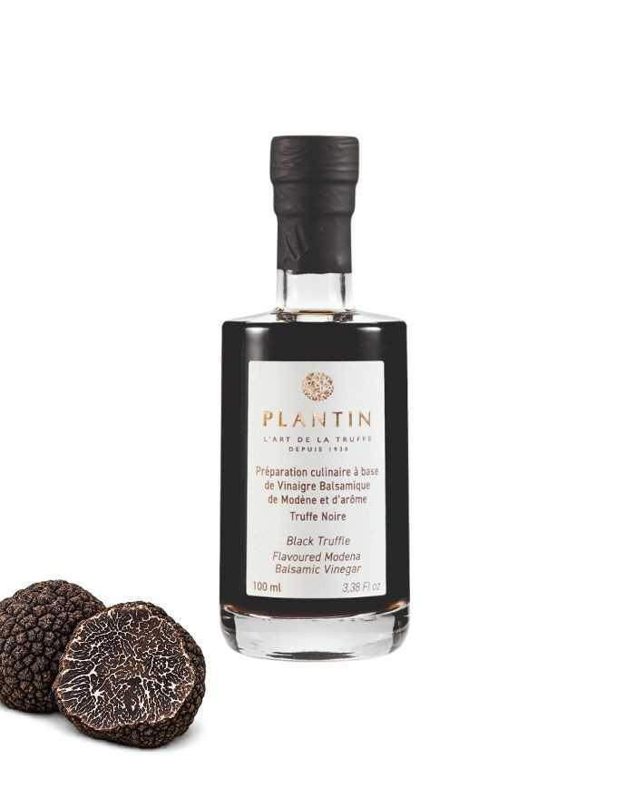 Préparation culinaire à base de vinaigre balsamique de Modène saveur truffe noire - 100ml
