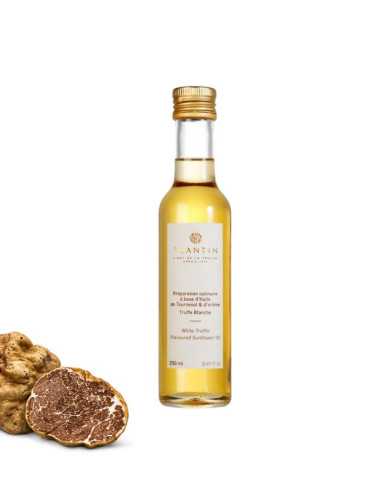 Huile de tournesol aromatisée à la truffe blanche - 250ml