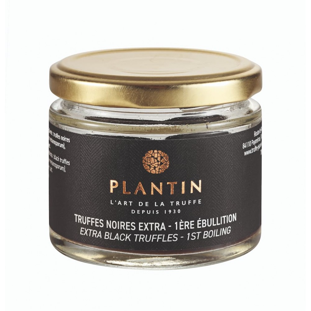 Truffes noires extra - 1ère ébullition - 35g Truffes noires extra - 1ère ébullition - 35g