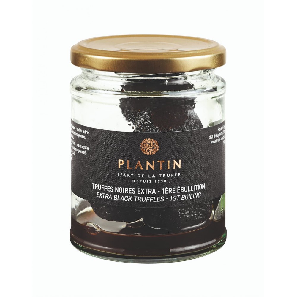 Gebürstete, schwarze Trüffel extra - Première Ébullition - 105 g Gebürstete, schwarze Trüffel extra - Première Ébullition - 105 g