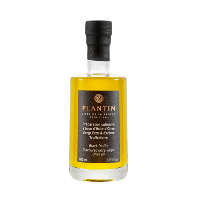 Black truffle-flavoured extra virgin olive oil Black truffle-flavoured extra virgin olive oil
