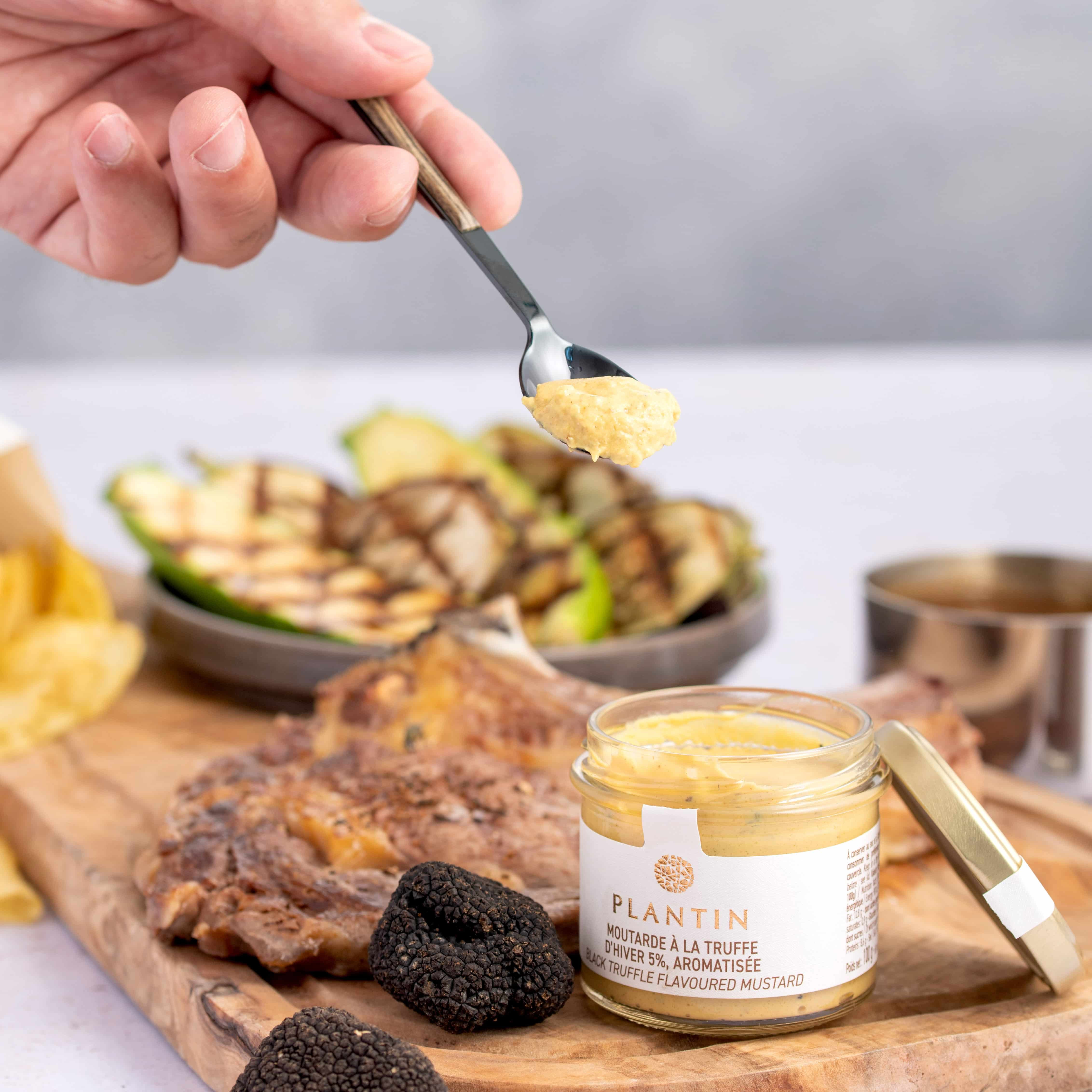 Winter truffle-flavoured mustard, truffle content 5% - 100 g