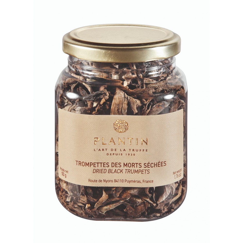 Trompettes de la mort séchées 50g PLANTIN Trompettes de la mort séchées 50g PLANTIN