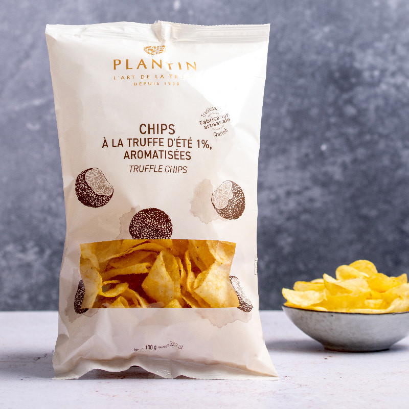 Truffle-flavoured crisps, truffle content 1%