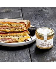 Creme mit Comté AOP mit schwarzer Trüffel, aromatisiert Creme mit Comté AOP mit schwarzer Trüffel, aromatisiert