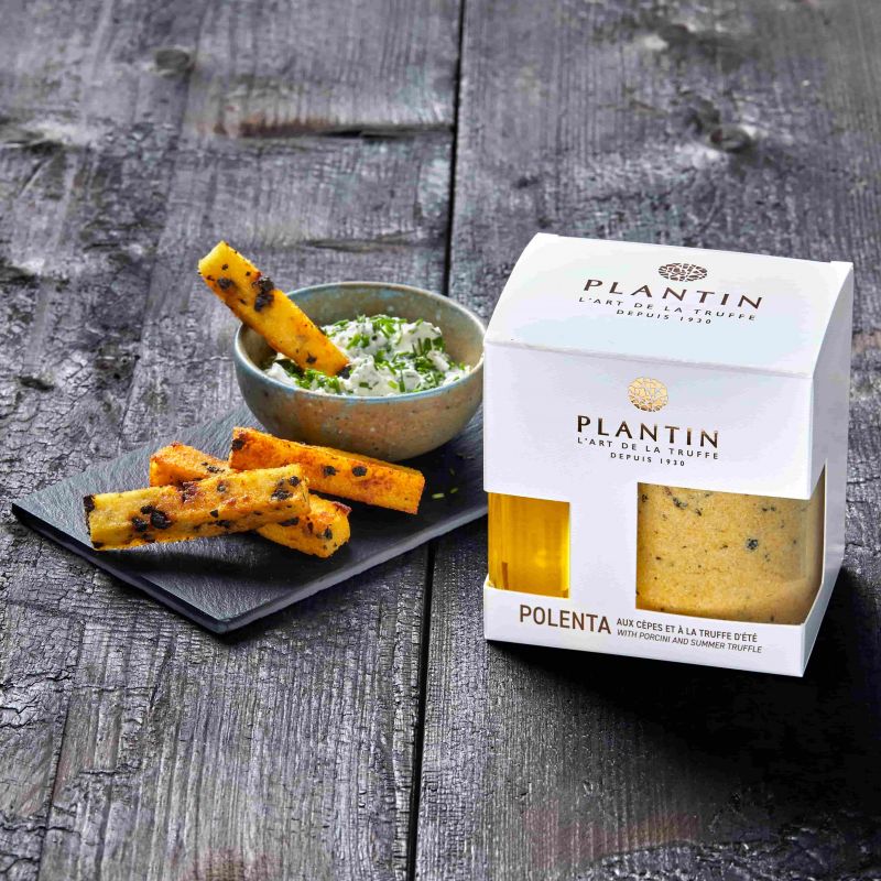 Polenta ai porcini e al tartufo estivo Polenta ai porcini e al tartufo estivo