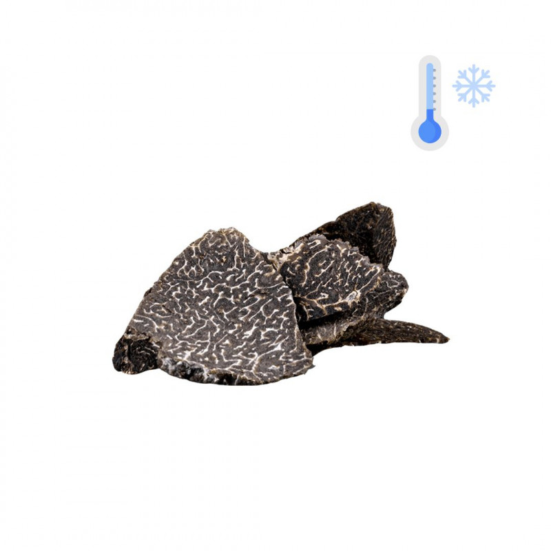 Frozen black truffle slices - 100g Frozen black truffle slices - 100g