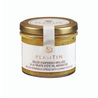 Grilled asparagus spread with summer truffles, truffle content 5% Grilled asparagus spread with summer truffles, truffle content 5%