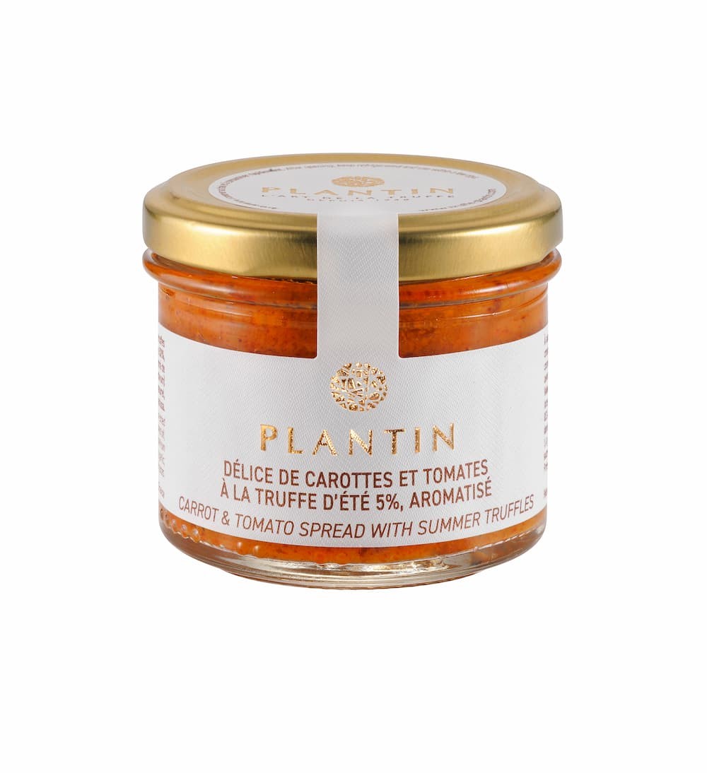 Délice de carottes et de tomates à la truffe d'été 5%, aromatisé