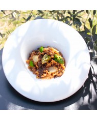 Mont Ventoux spelt with porcini and summer truffles