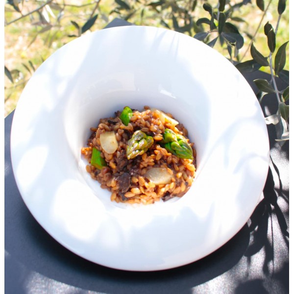 Farro del Mont Ventoux ai porcini e al tartufo estivo