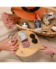 Saucisson à la truffe d'été - Pur porc du Ventoux Saucisson à la truffe d'été - Pur porc du Ventoux