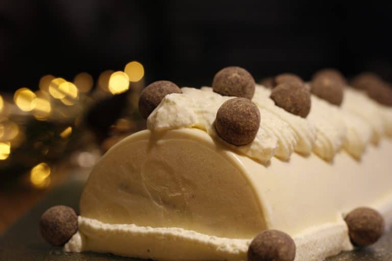 Buche de noel vanille truffe