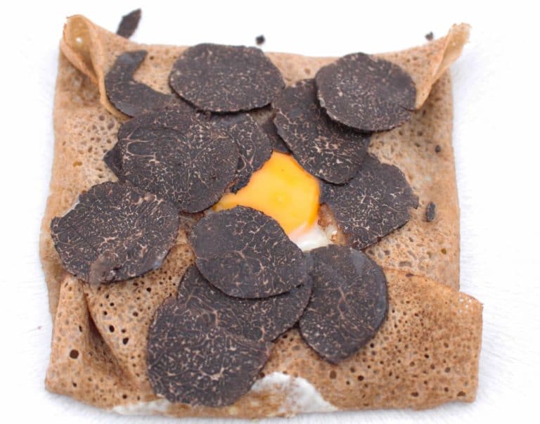 recette crêpe sarrasin à la truffe noire