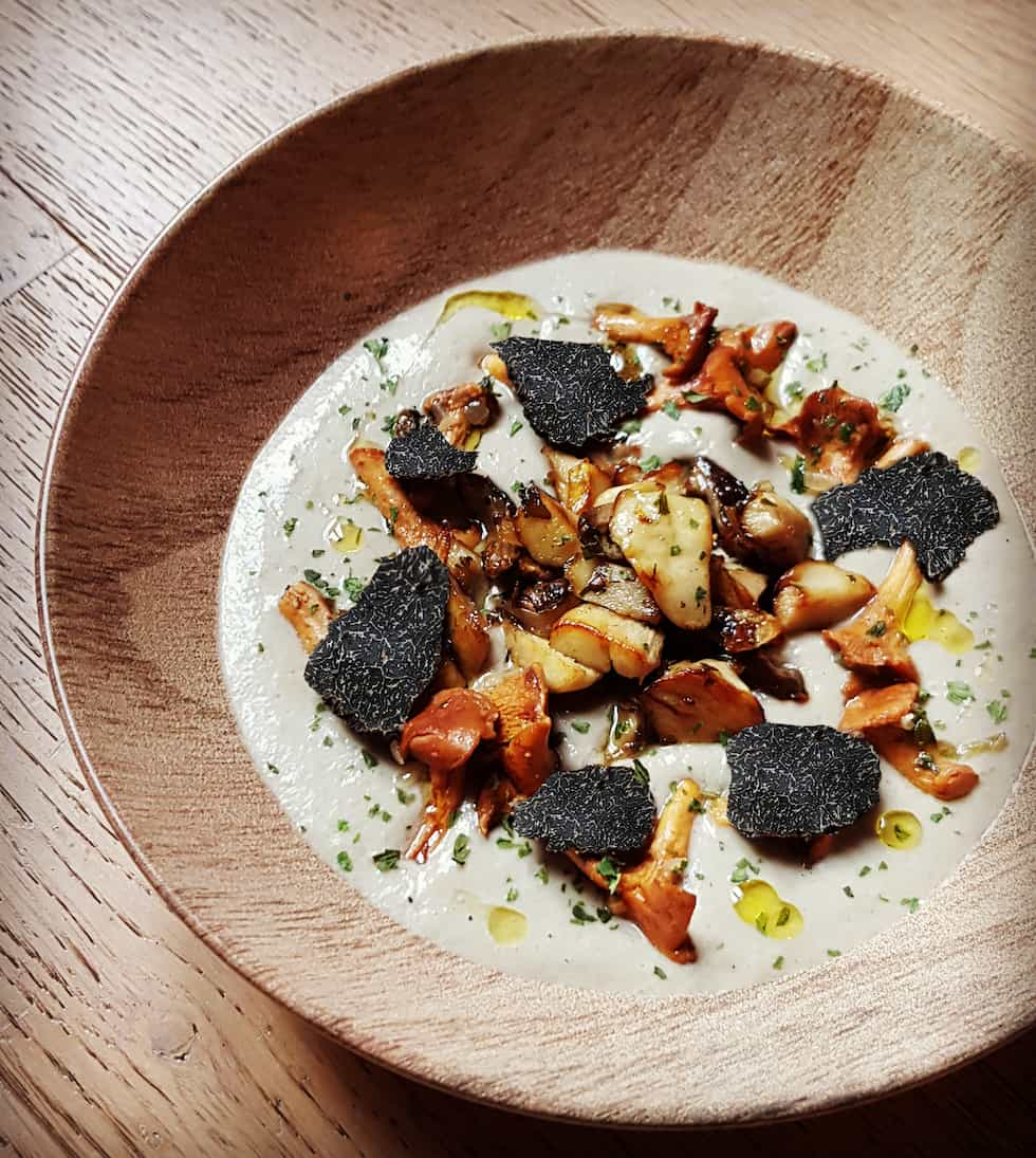 Velouté de potiron à la truffe noire - Recette de cuisine avec