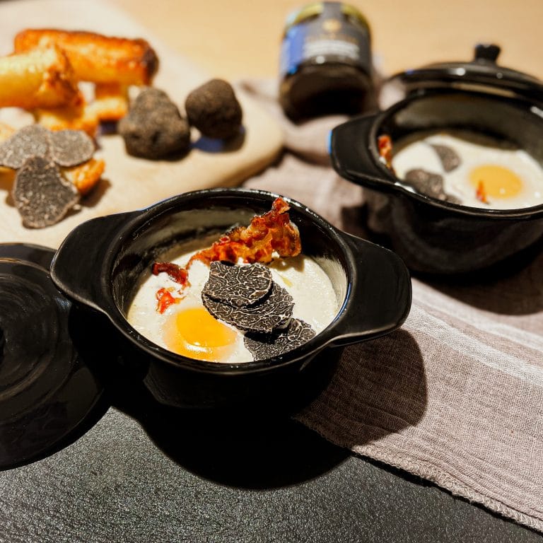recette oeuf cocotte truffe noire