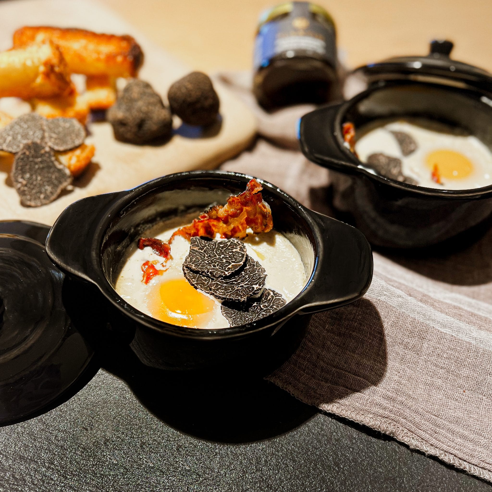 Œuf cocotte à la truffe noire Magazine PLANTIN