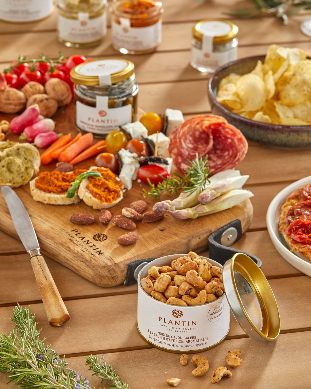 Apéritif et tartinables à la truffe PLANTIN