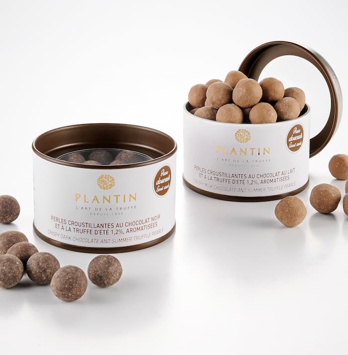 Les truffes en chocolat bicolores