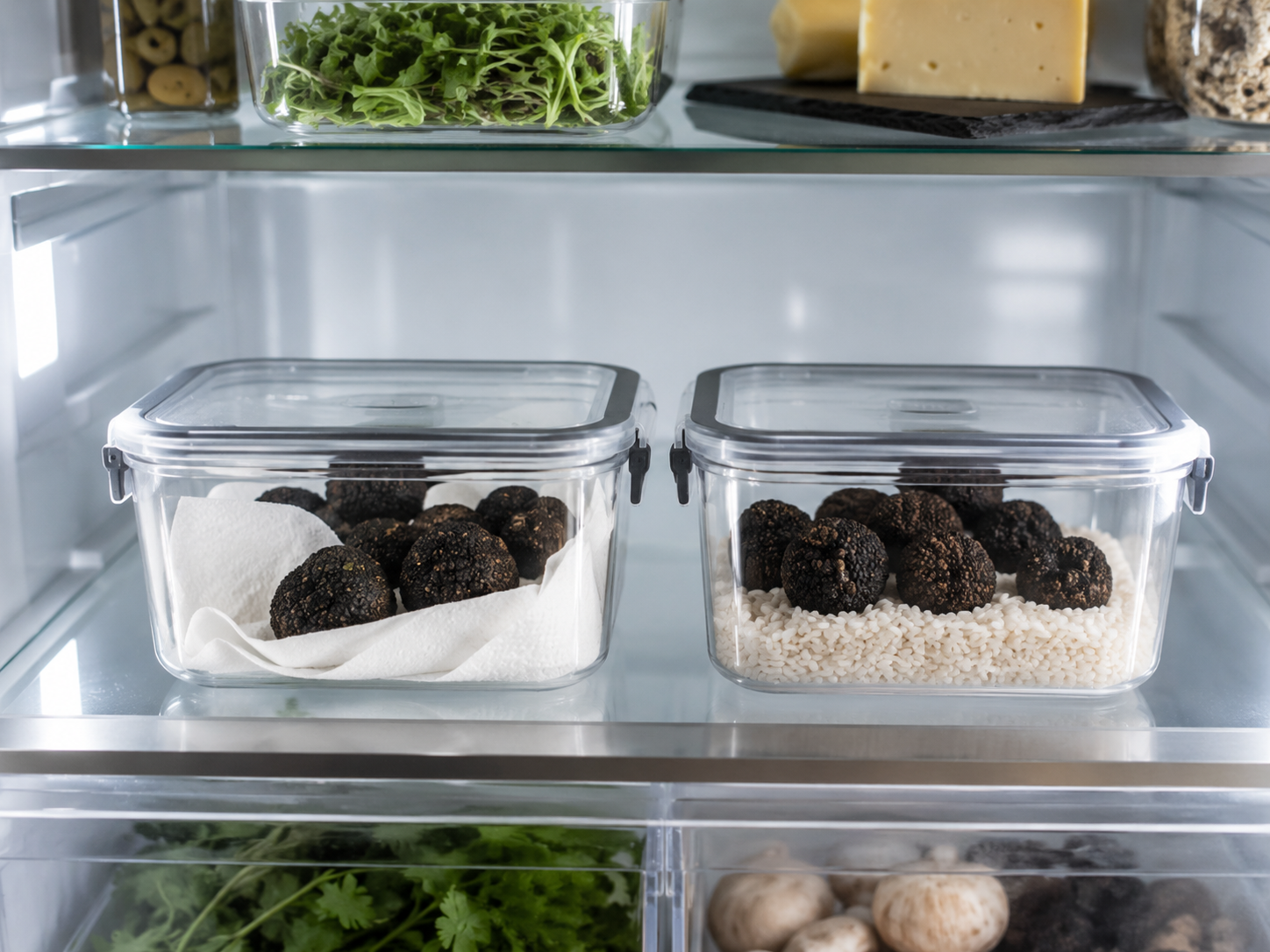 Fraîcheur Prolongée : conservez vos Truffes au réfrigérateur