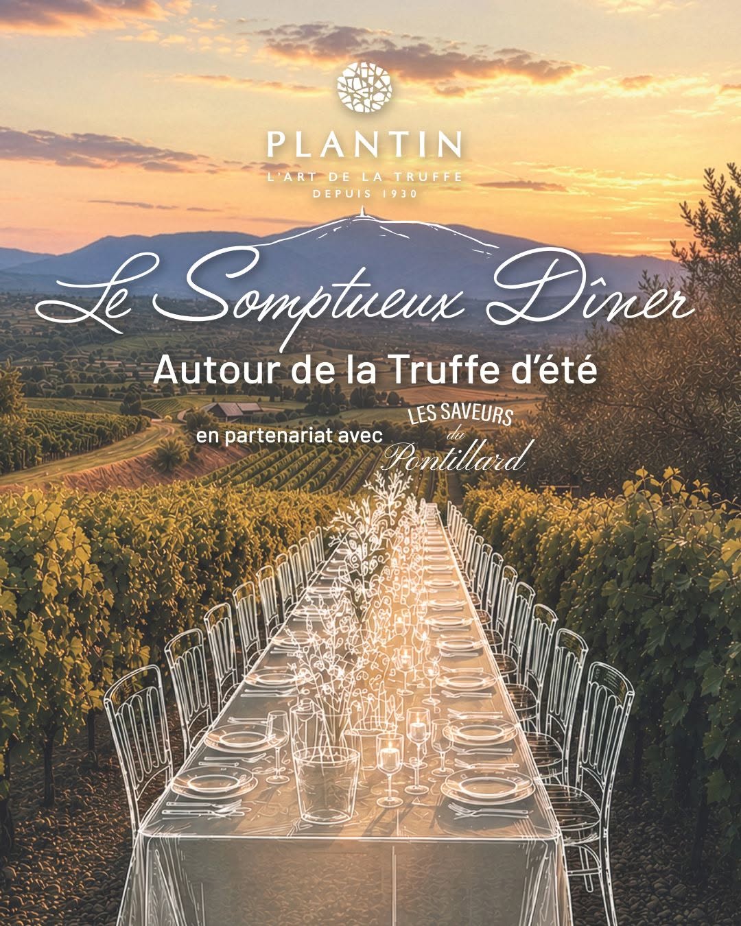 Somptueux dîner autour de la truffe d’été